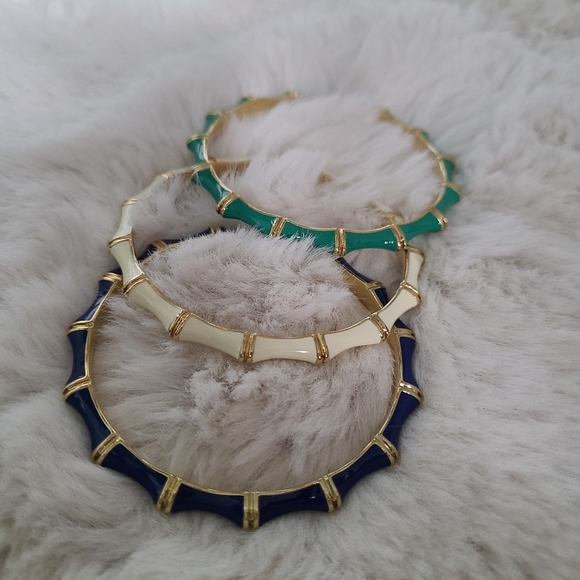 Stella & Dot off white julep enamel bracelet - Picture 3 of 3